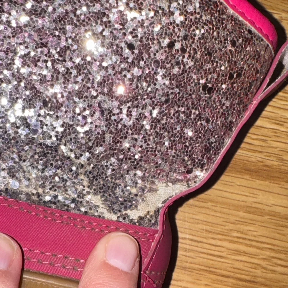 FabKids Brown and Pink Glitter Boots